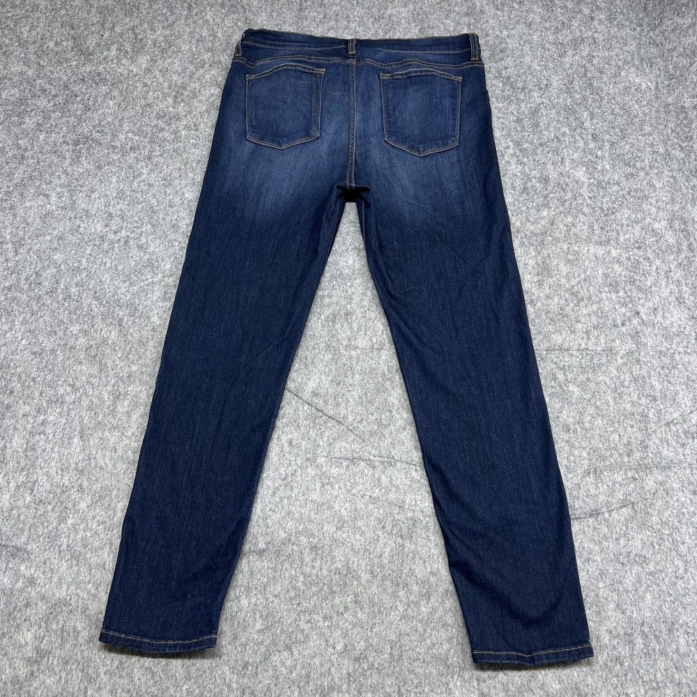 Judy Blue Jeans Womens 3XL Blue Dark Wash Stretch Mid Rise Skinny Plus Size USA - Picture 7 of 15